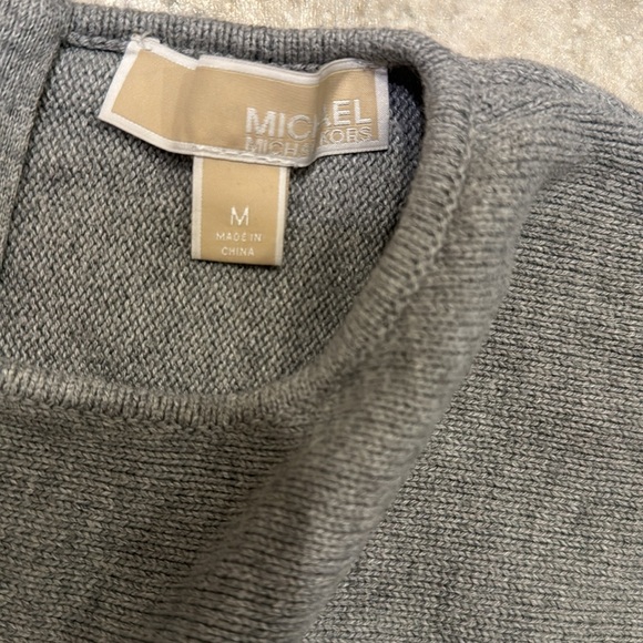 Michael Kors gray sweater size medium - Picture 2 of 3